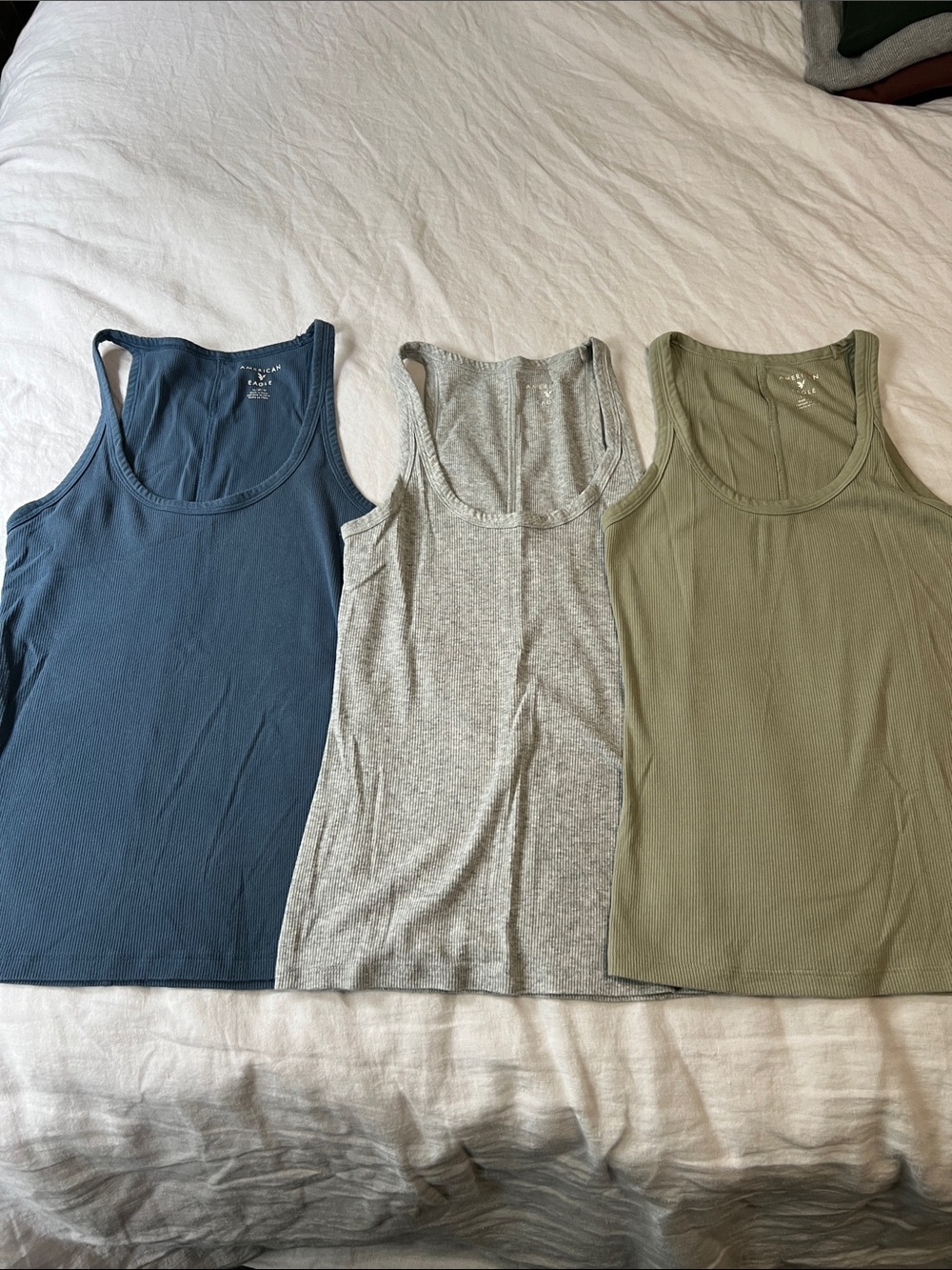 American Eagle Outfitters Ribbed Tank Bundle